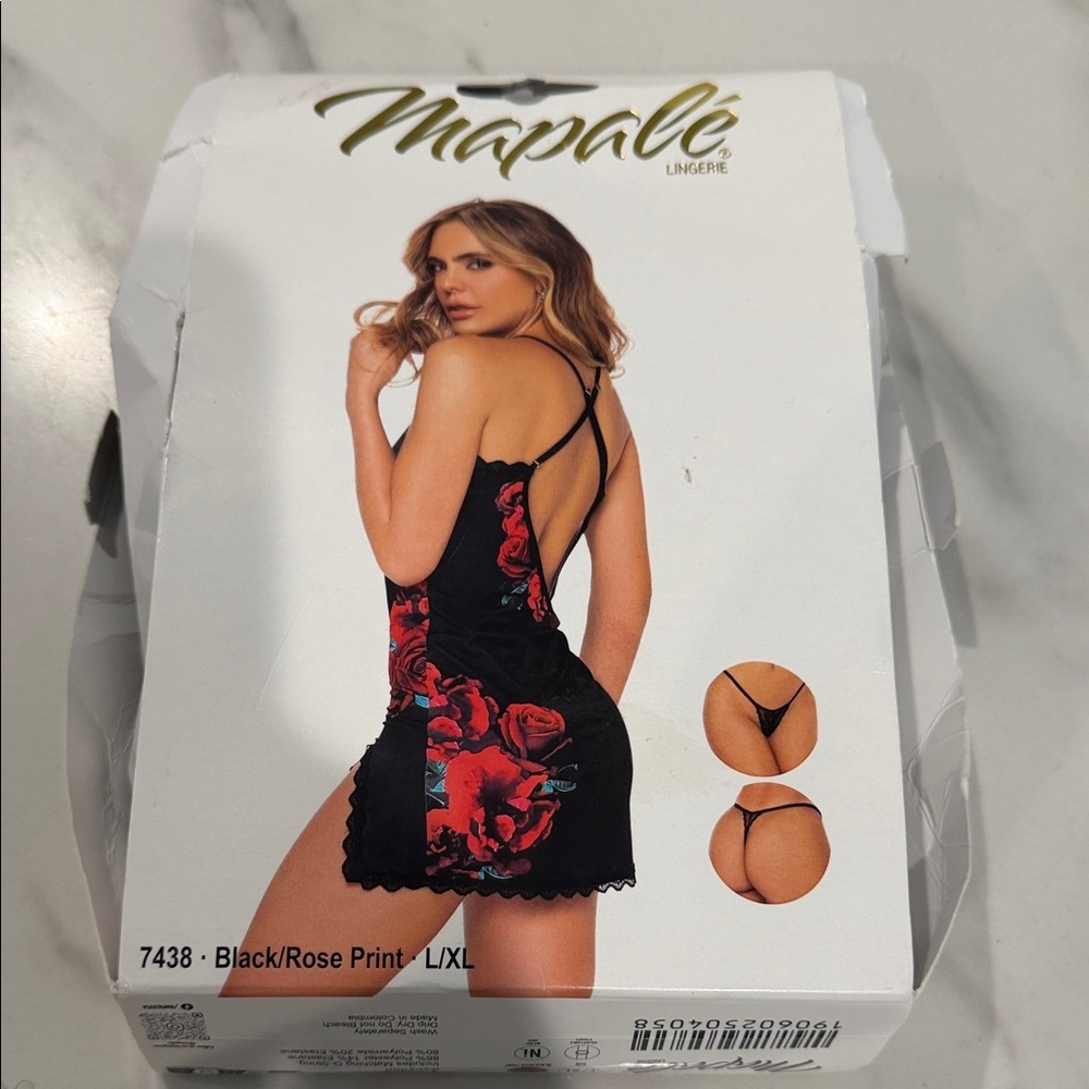 Mapale Black and Red Lingerie